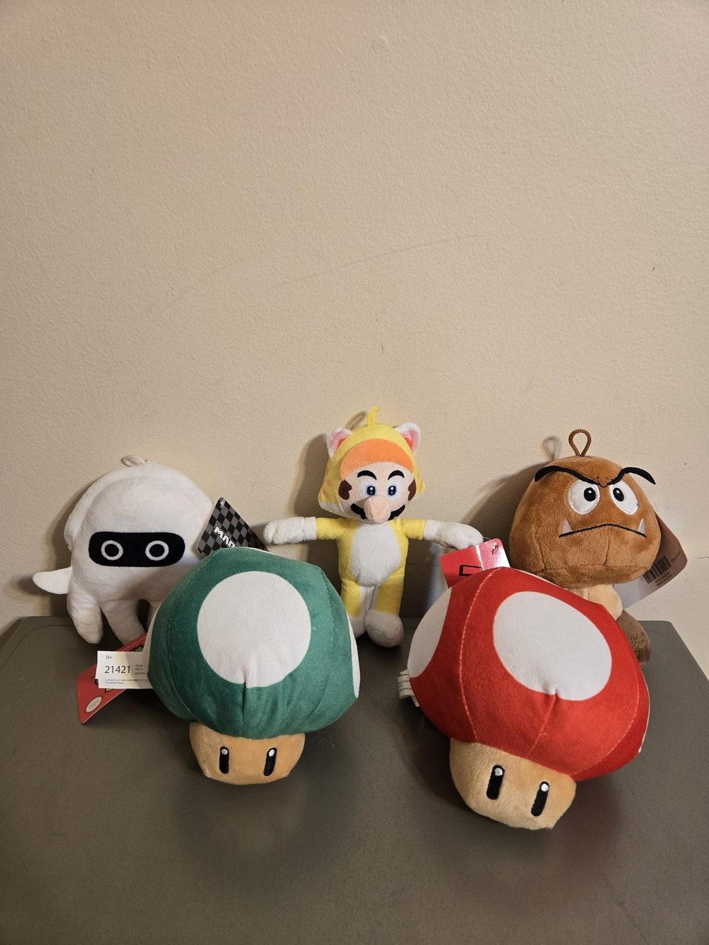 Super Mario Plush Toy Lot (5 Pieces)